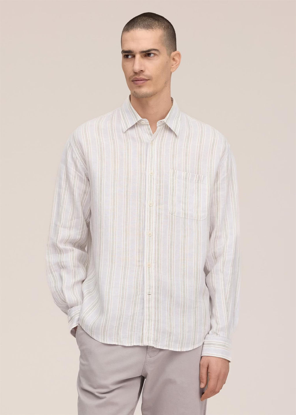 Deon 5728 Lin Skjorte