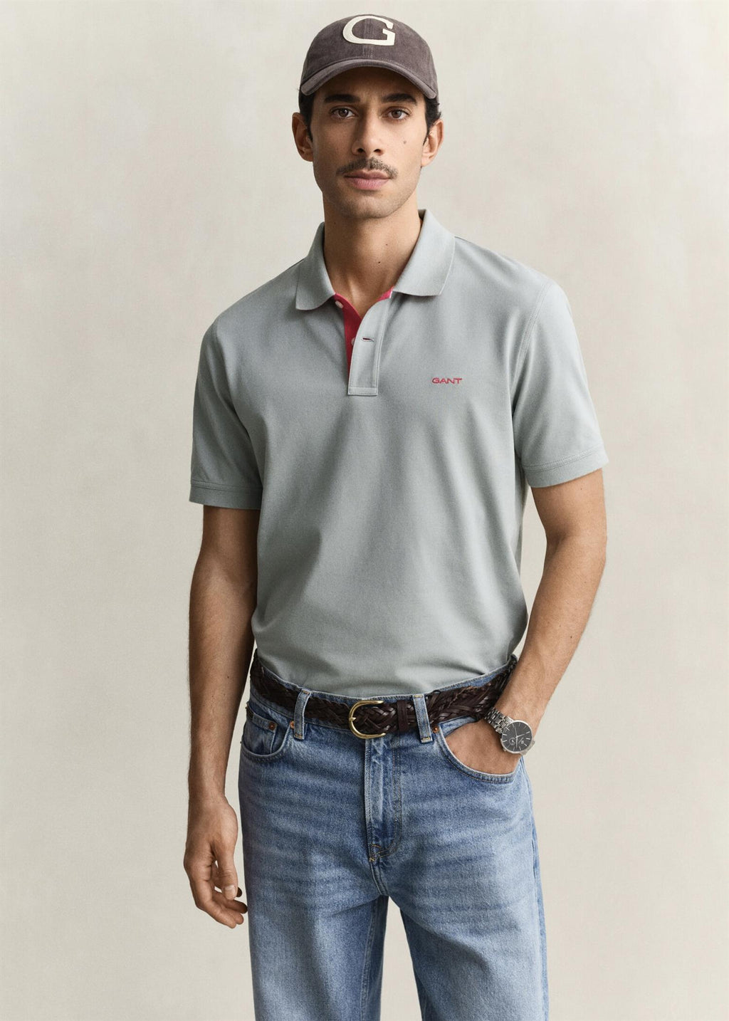 Reg Contrast SS Polo Pique