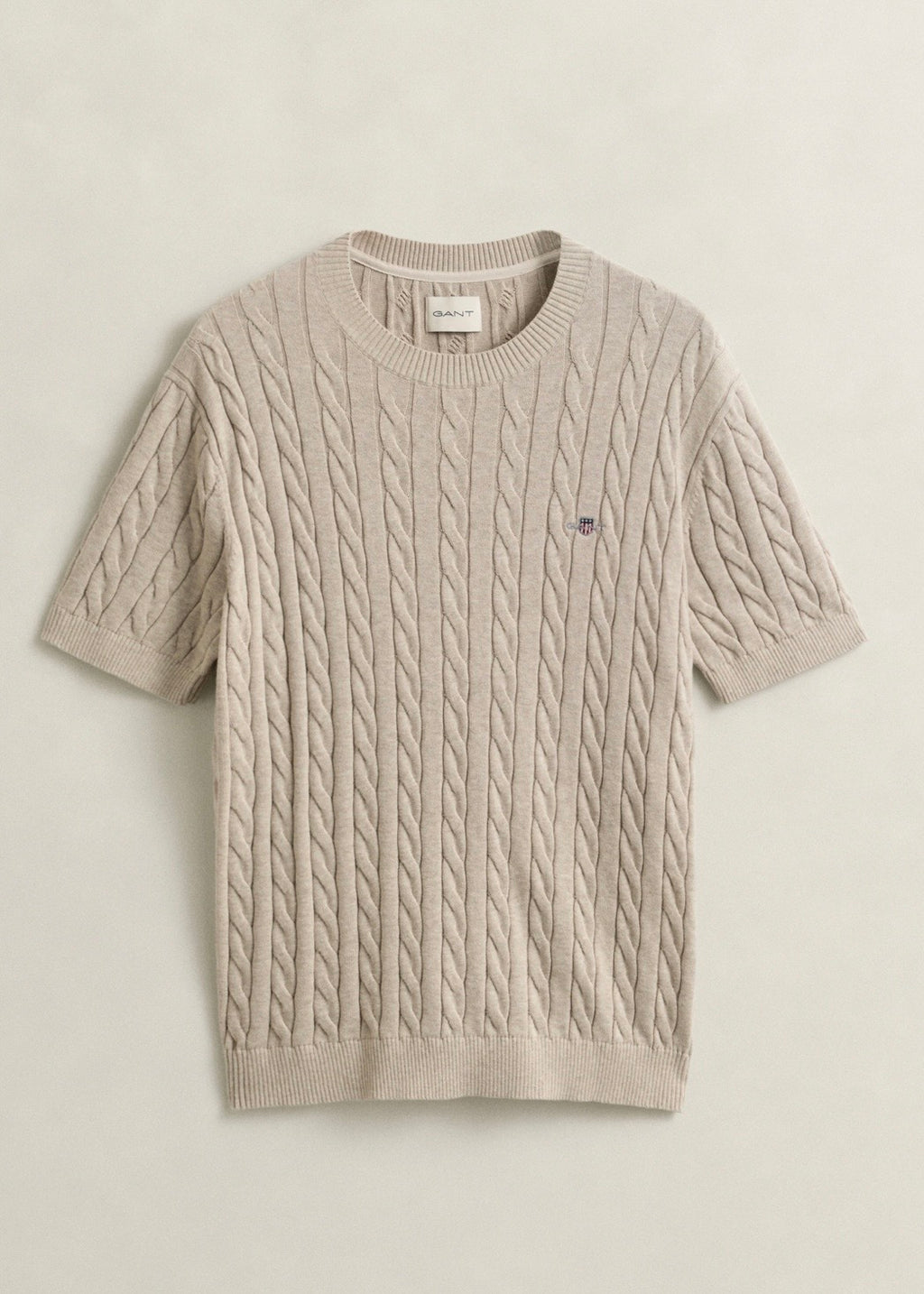 Cotton Cable SS C-neck Genser