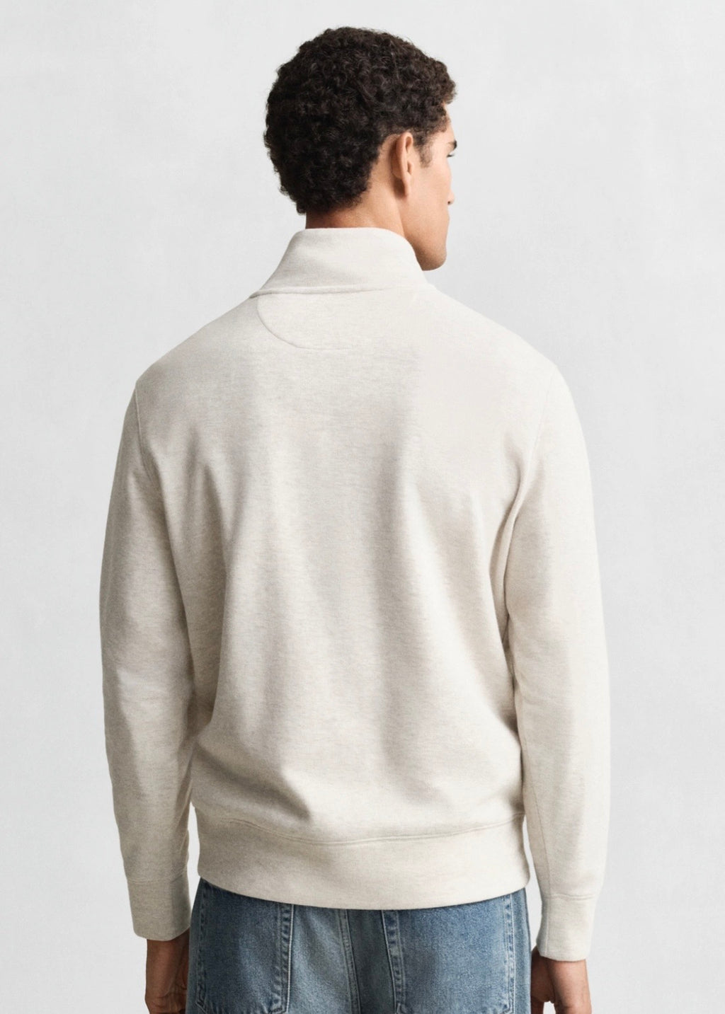 Sacker Rib Half Zip Genser