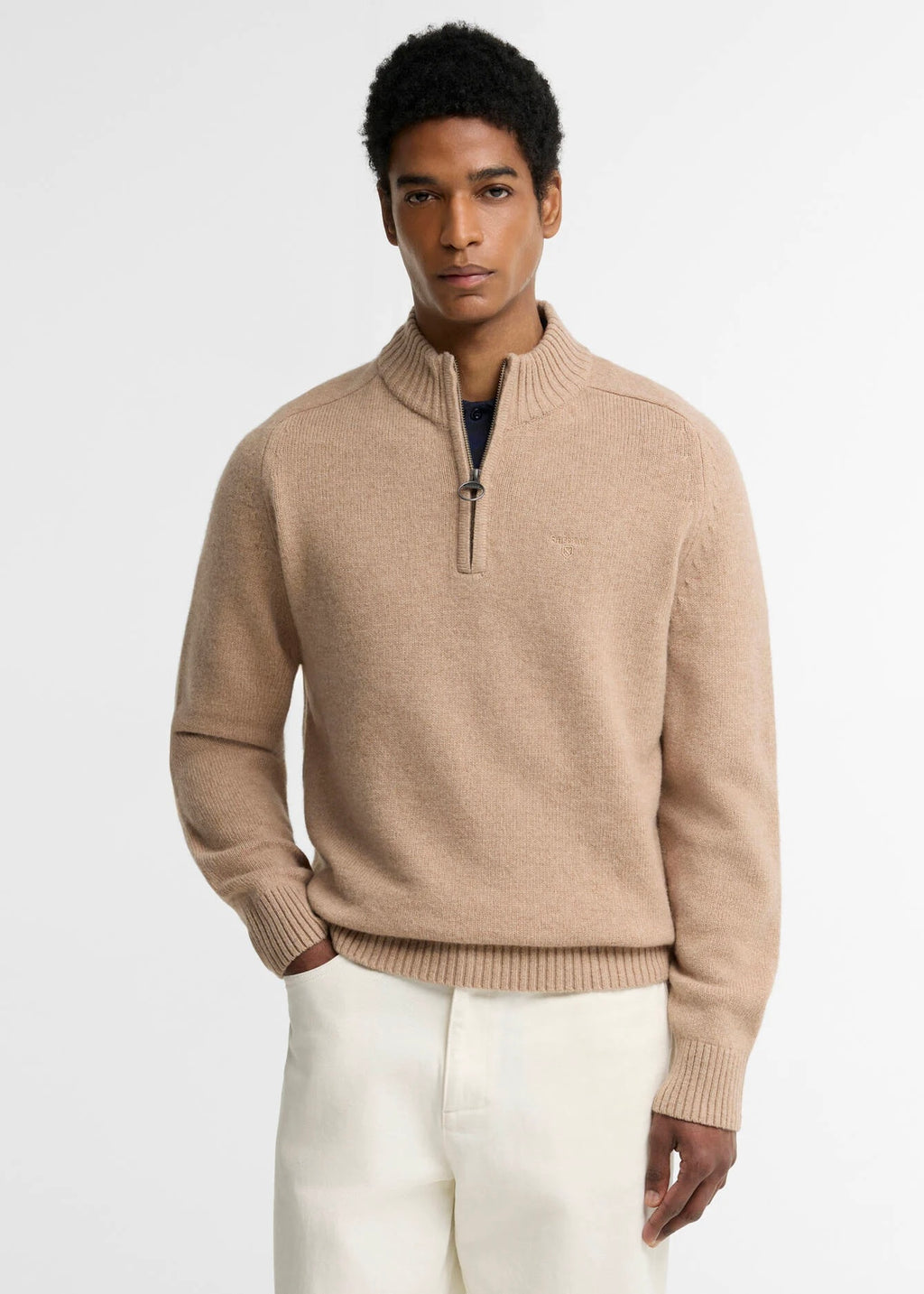 Newtown Half Zip Knitted Genser