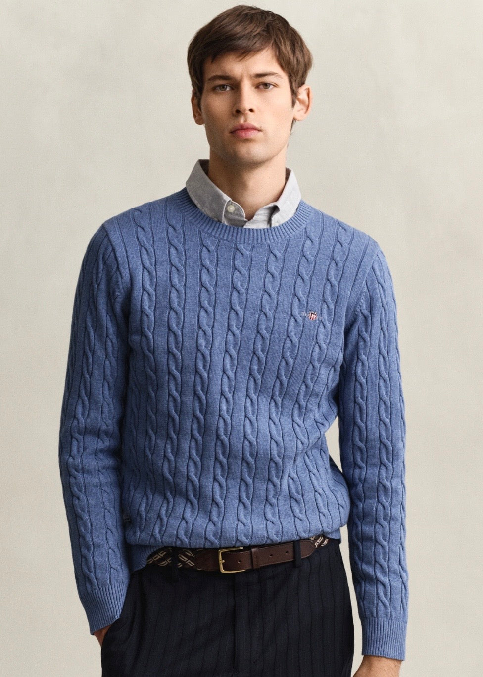 Cotton Cable C-Neck