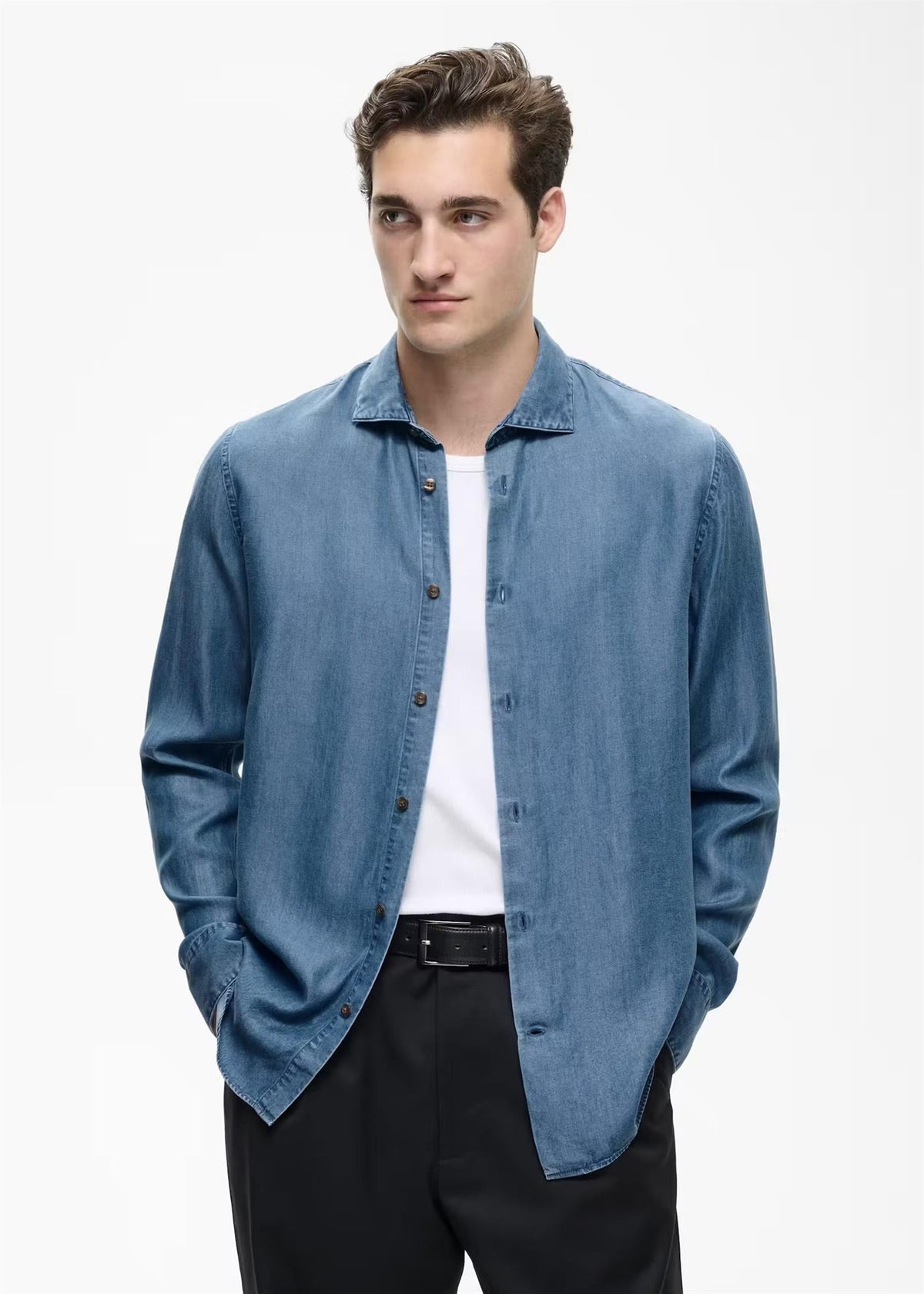 MAmarc Short Denim Skjorte