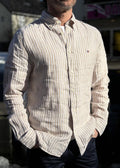 Linen Bengal Stripe RF Skjorte