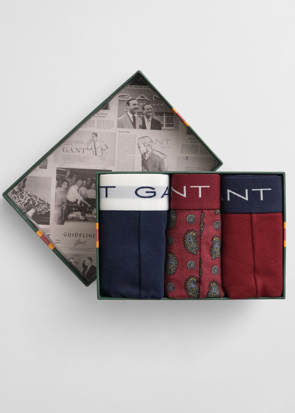 Paisley Print Trunk 3-pack