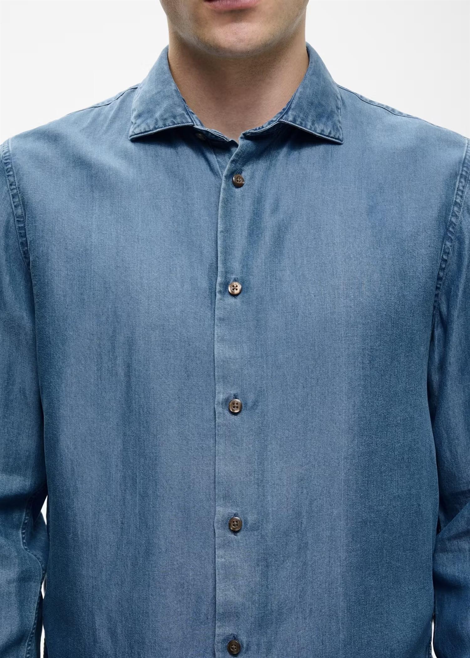 MAmarc Short Denim Skjorte