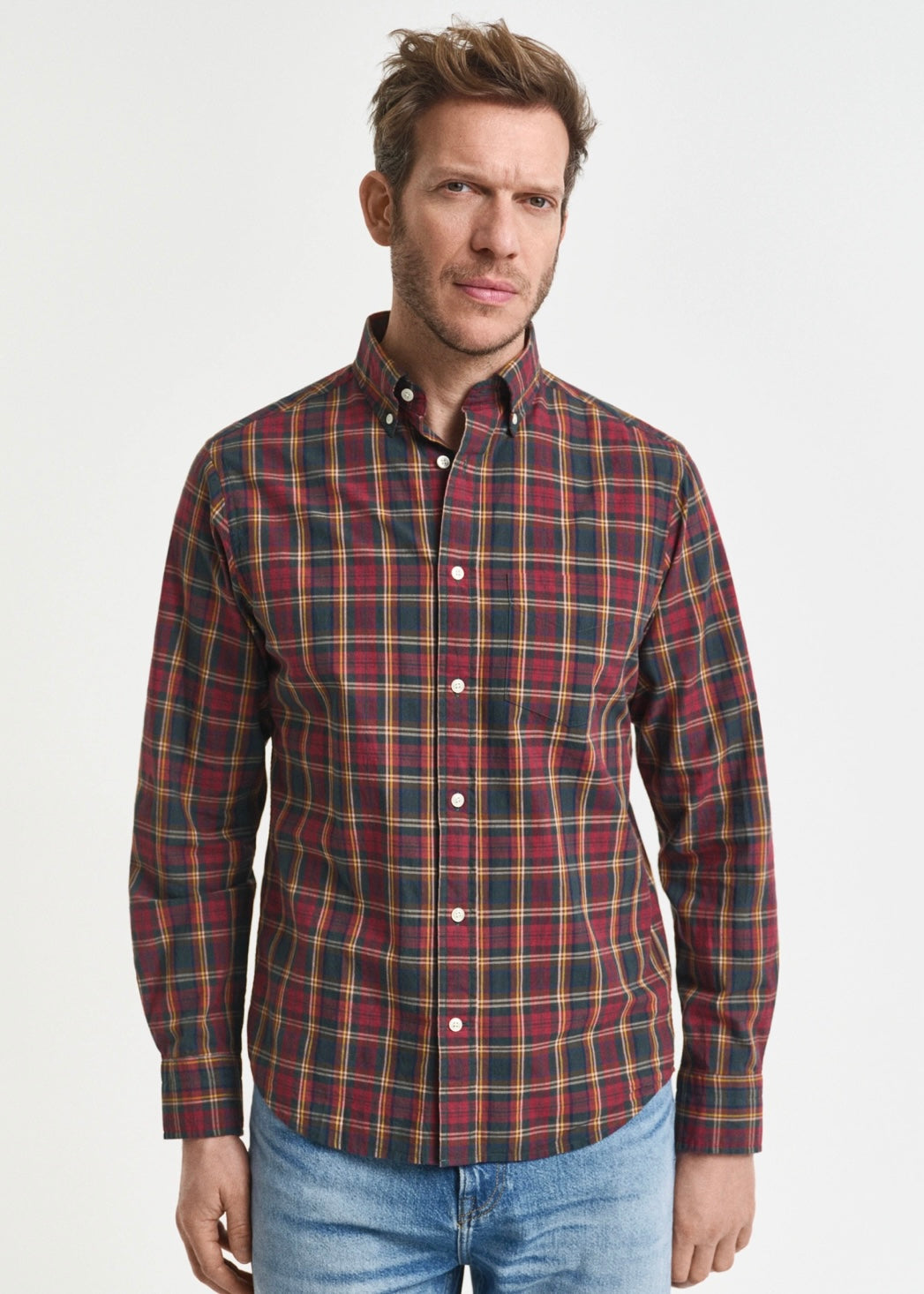 Archive Poplin Check Skjorte