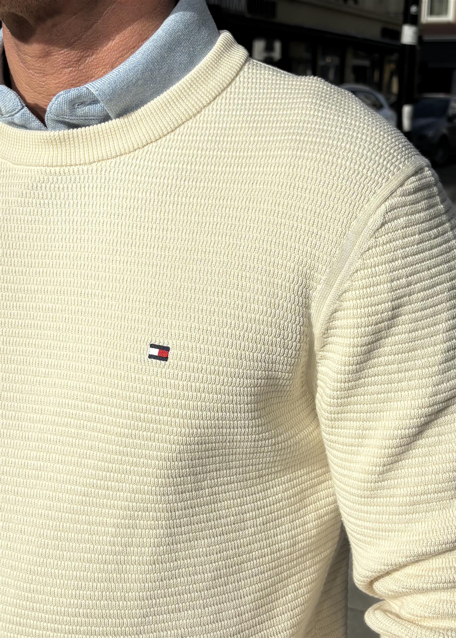 Seasonal Structure Crew Neck Genser