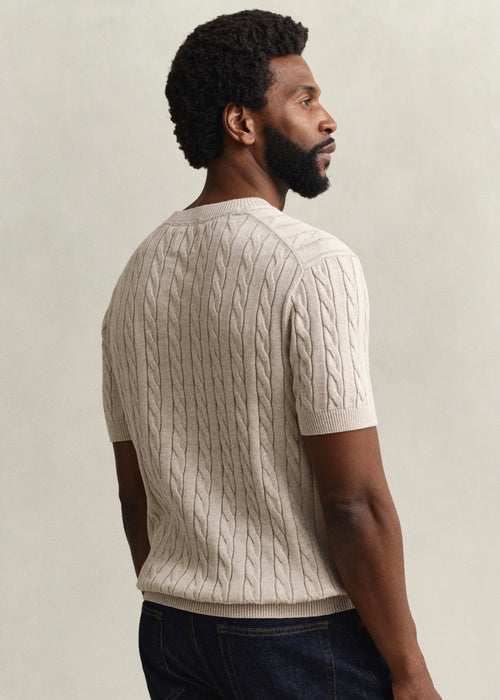 Cotton Cable SS C-neck Genser