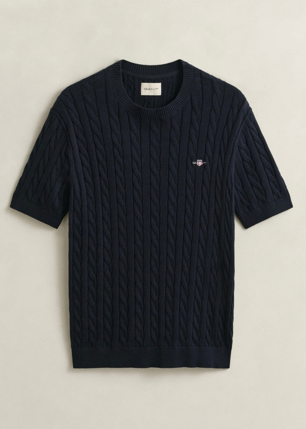 Cotton Cable SS C-neck Genser