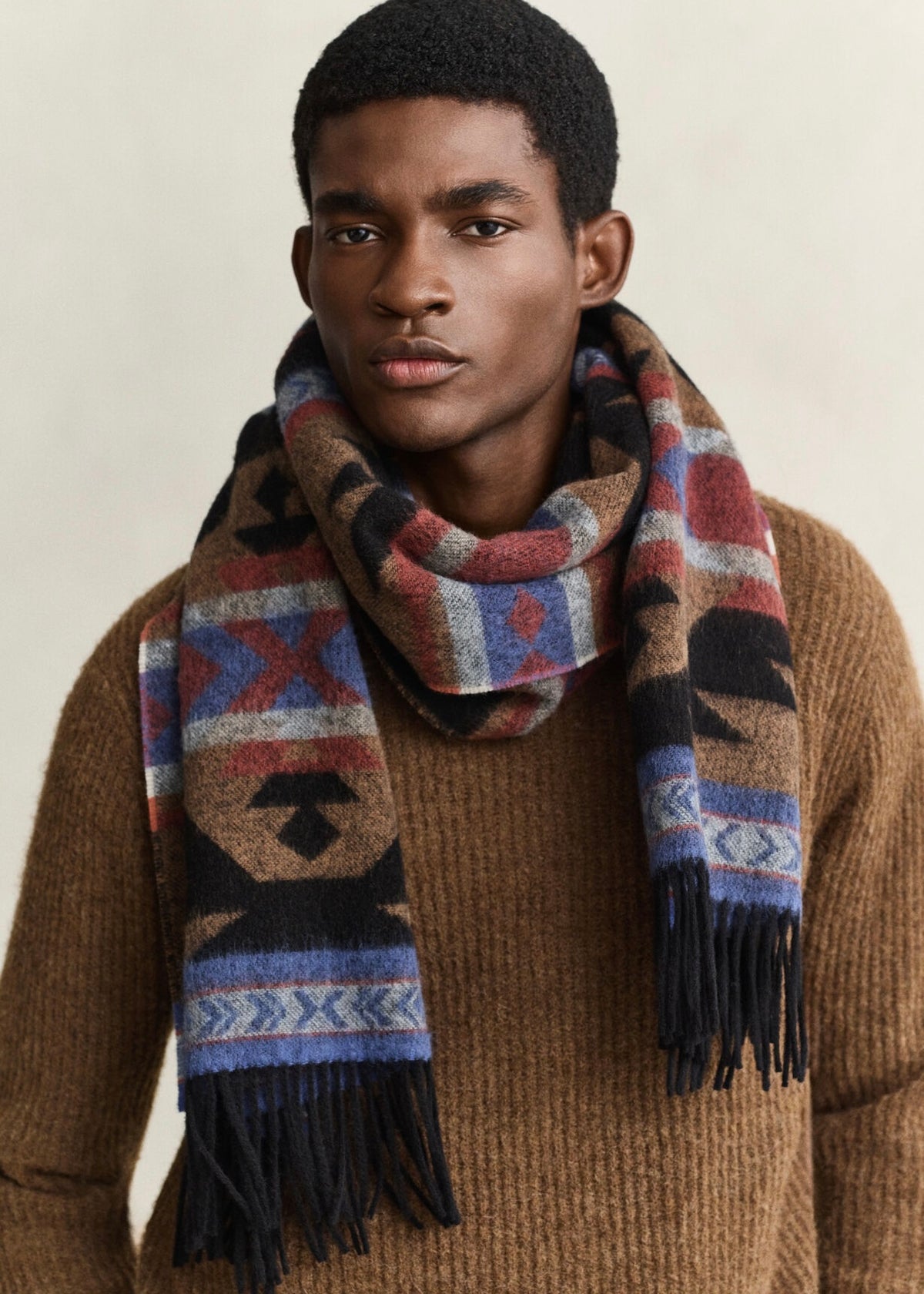 Geometric Pattern Scarf