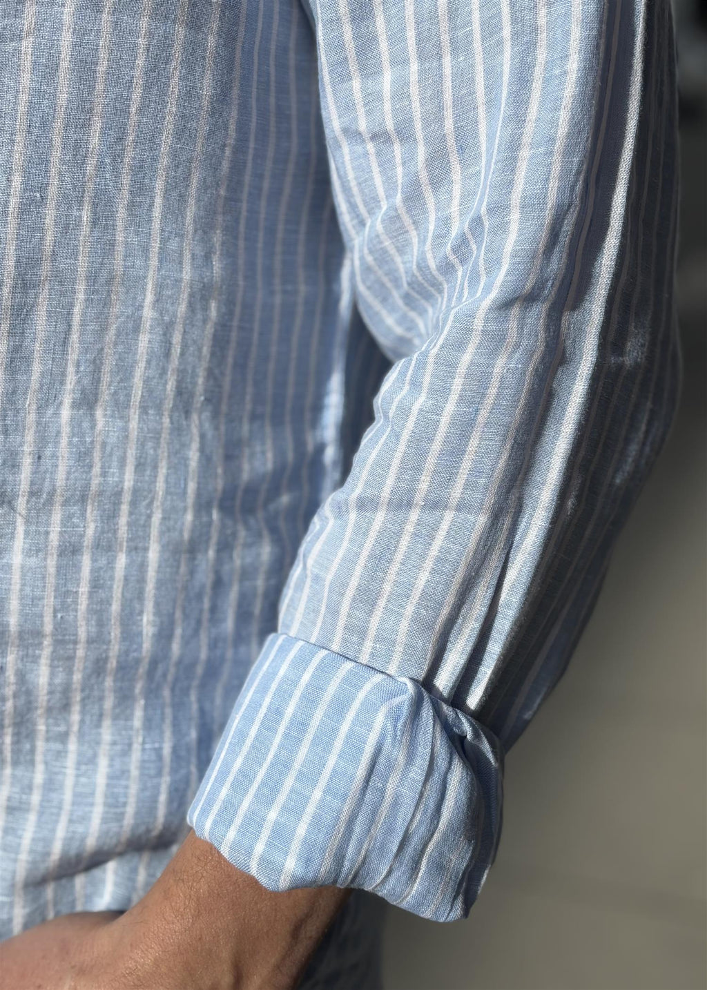 Linen Bengal Stripe RF Skjorte