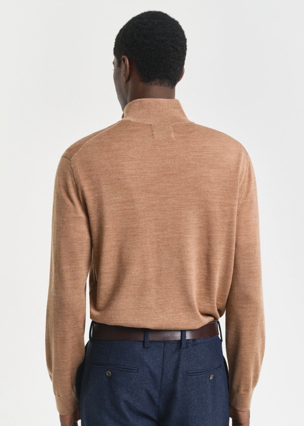 Extrafine Merino Wool Half Zip Genser