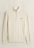 Cotton Cable Half Zip