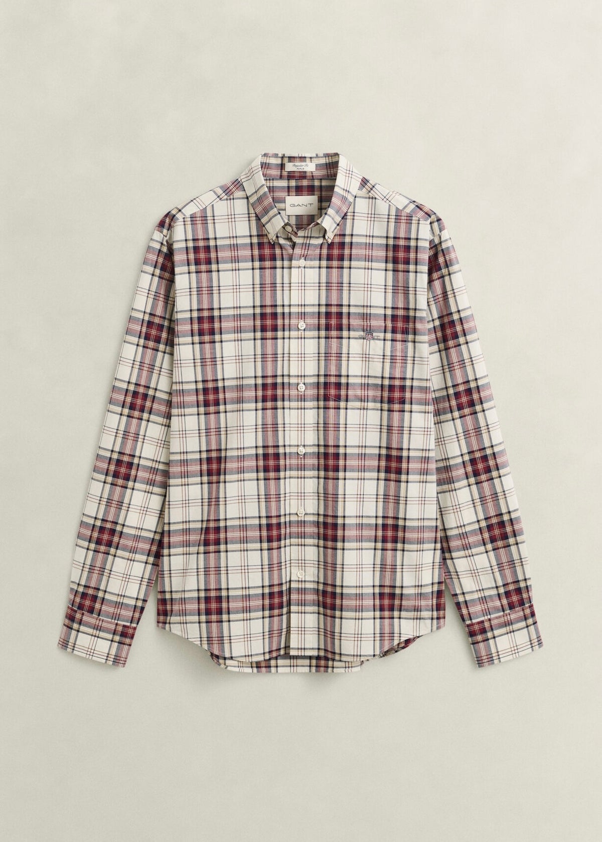 Reg Poplin Check Skjorte