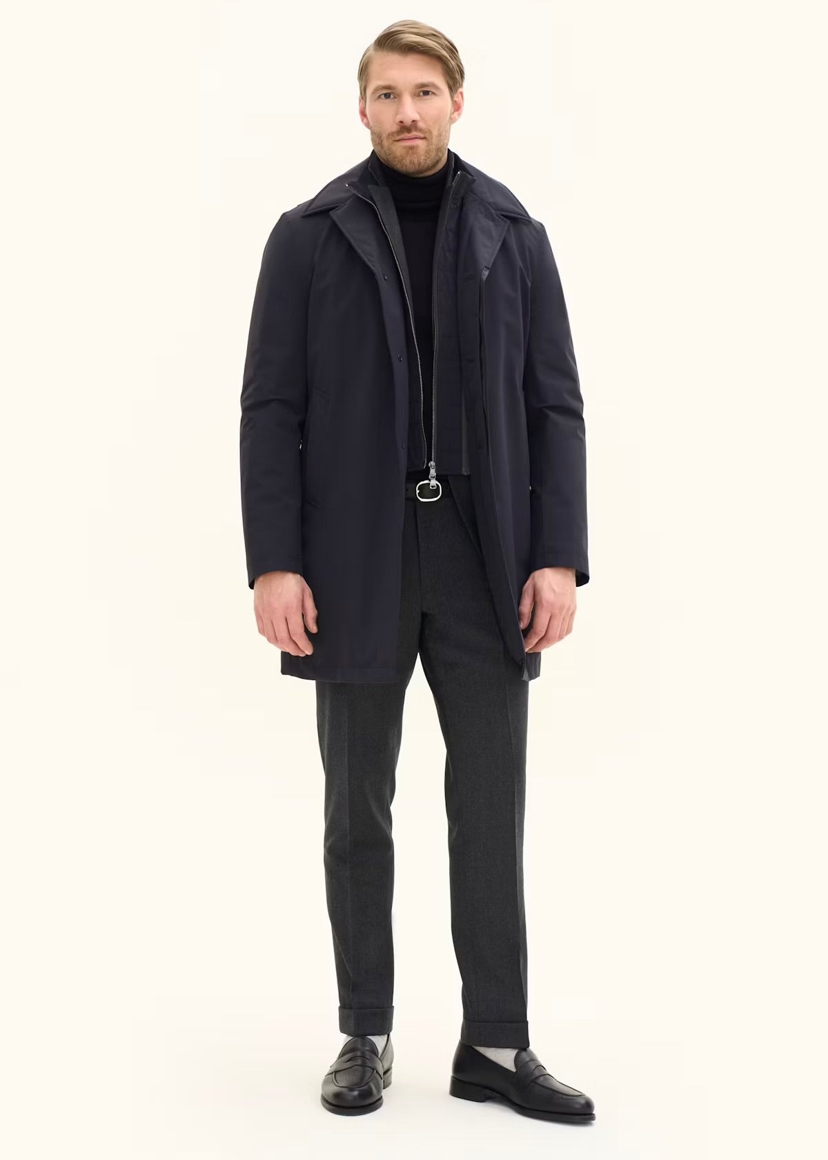 Zipped Padded Car Coat