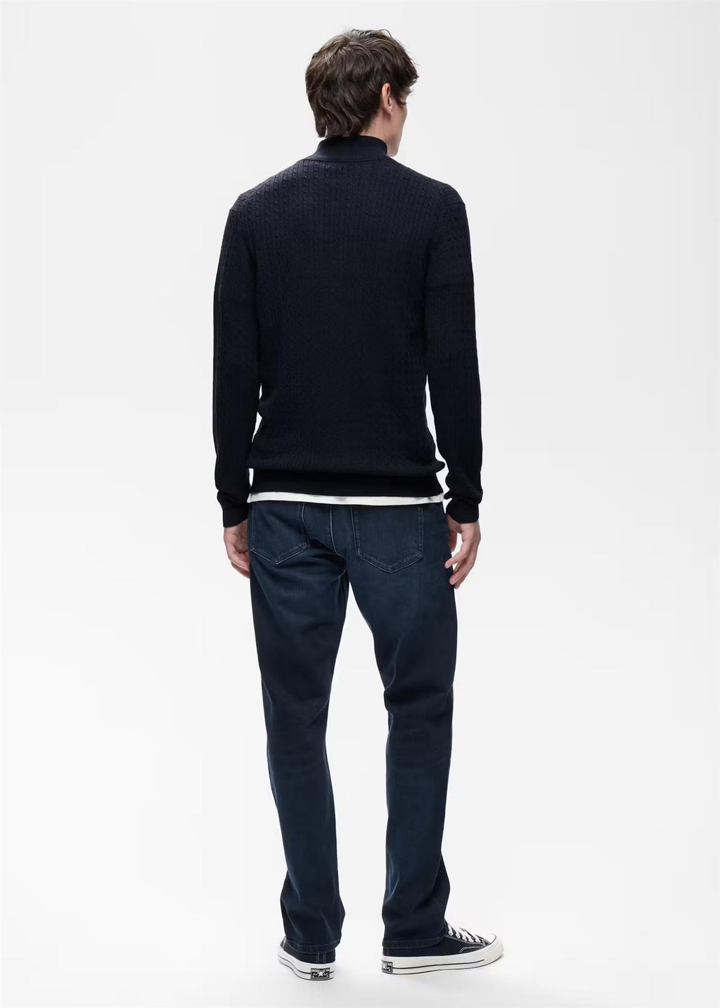 MAmason Cable Full Zip Genser
