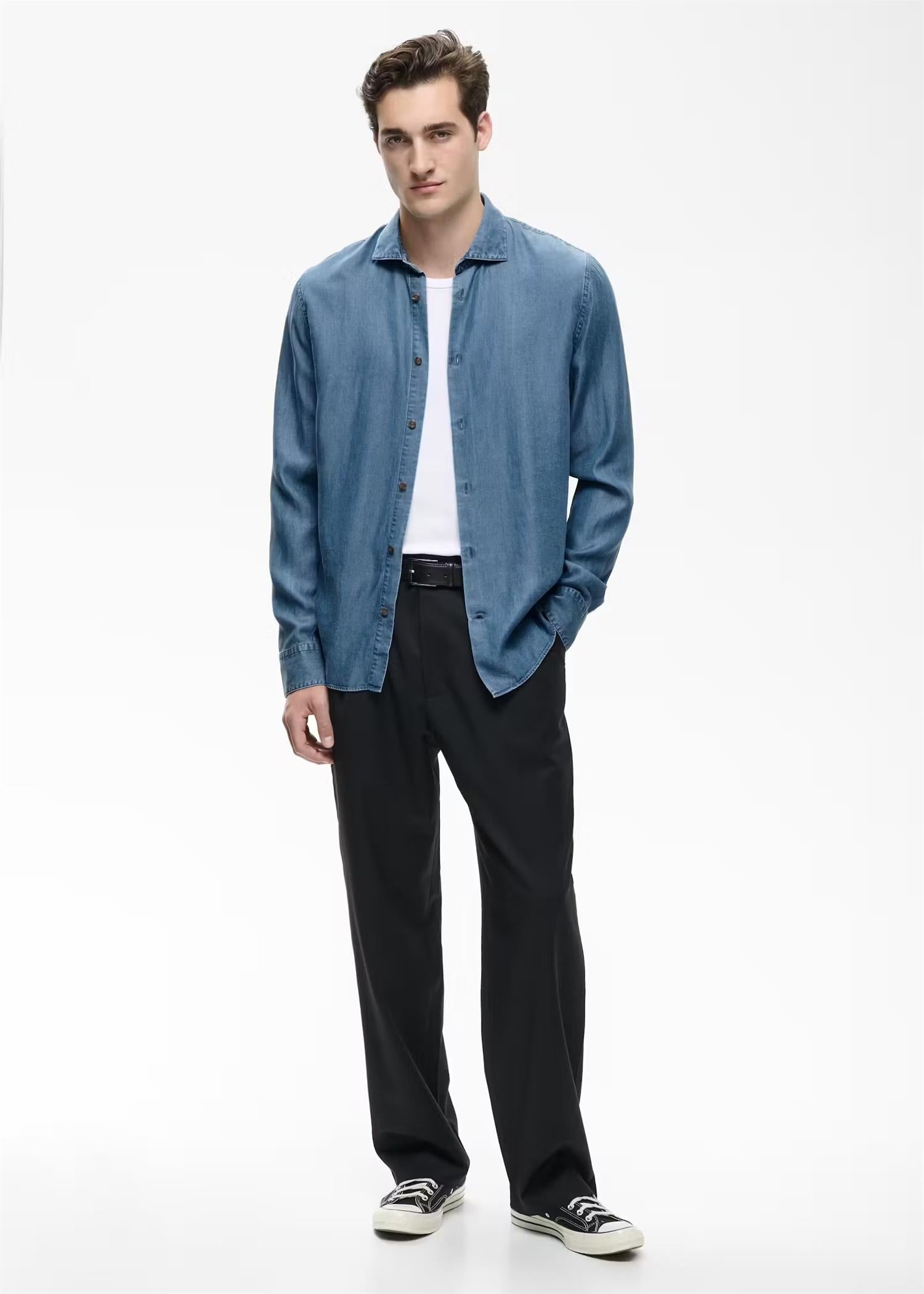 MAmarc Short Denim Skjorte
