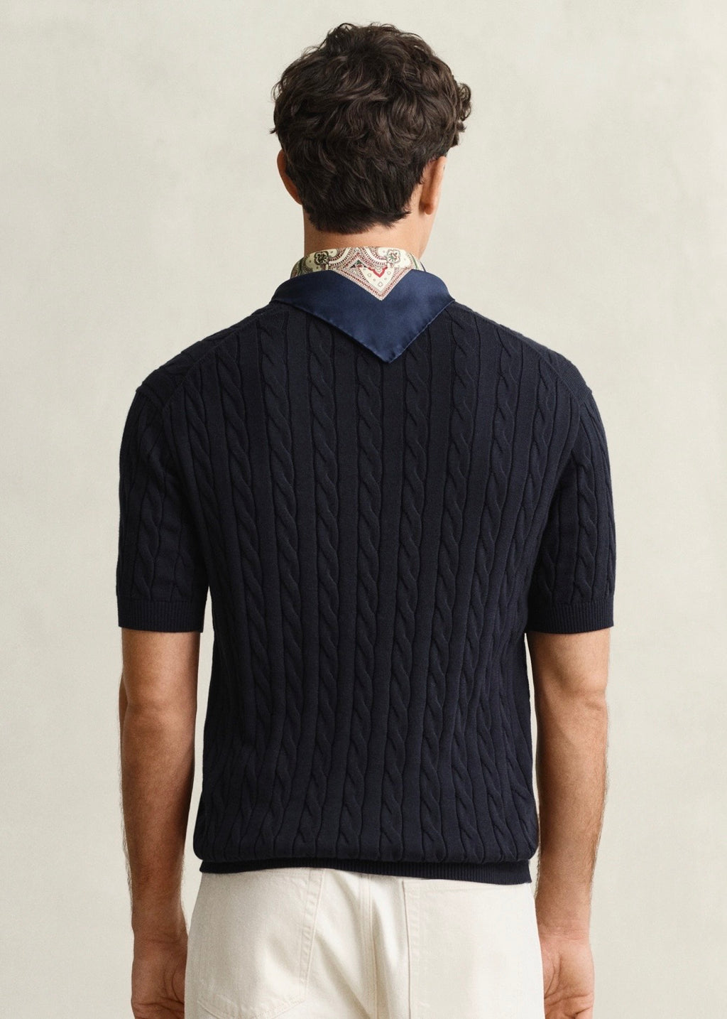 Cotton Cable SS C-neck Genser