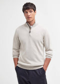 Cotton Half Zip Knitted Genser