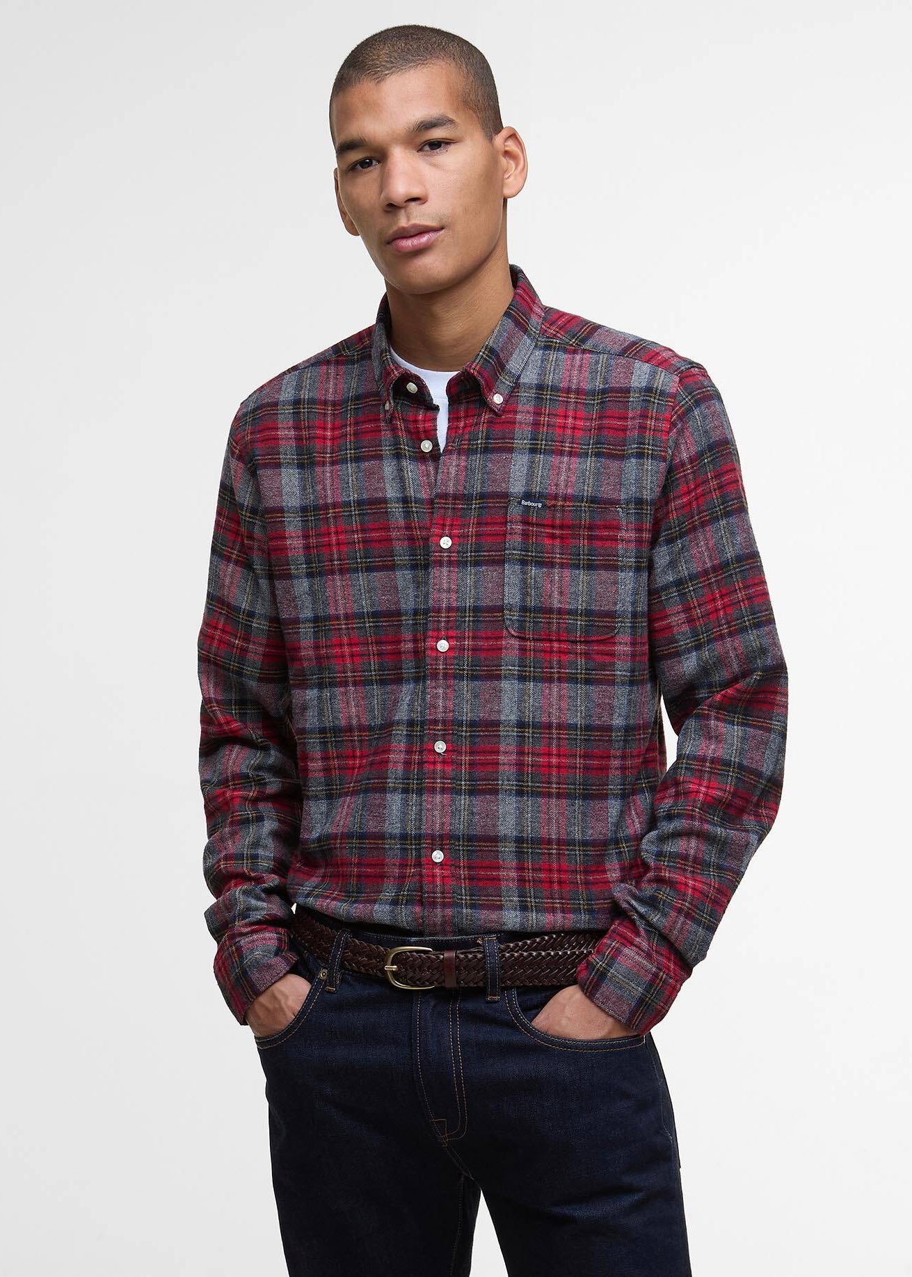 Ashroad Tailored Checked Skjorte