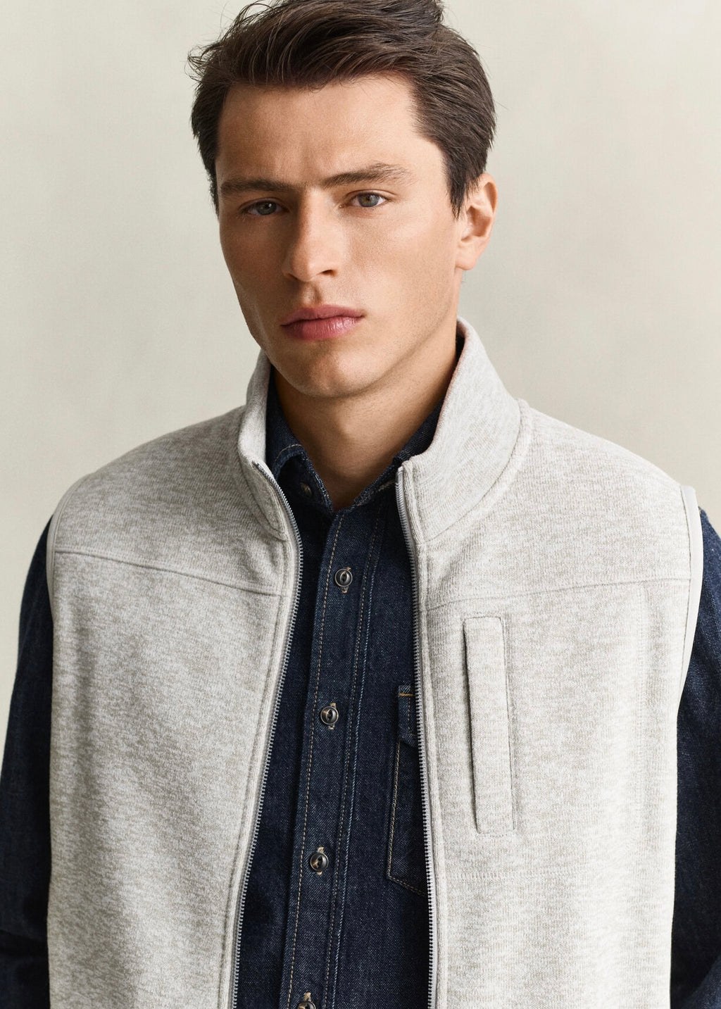 Zipped Fleece Vest