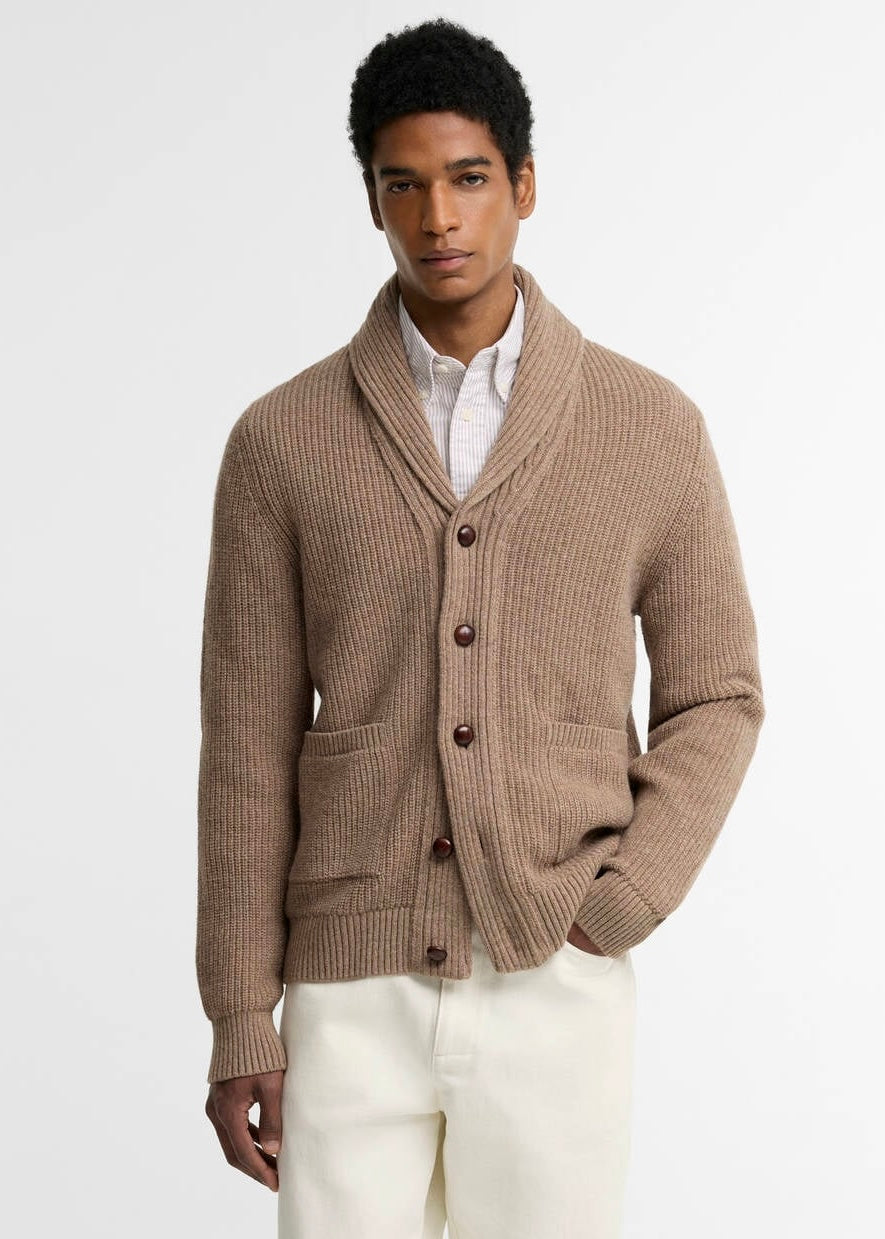 Hartland Knitted Shawl Neck Cardigan