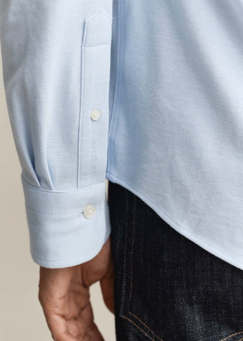 Jersey Pique Stretch Skjorte