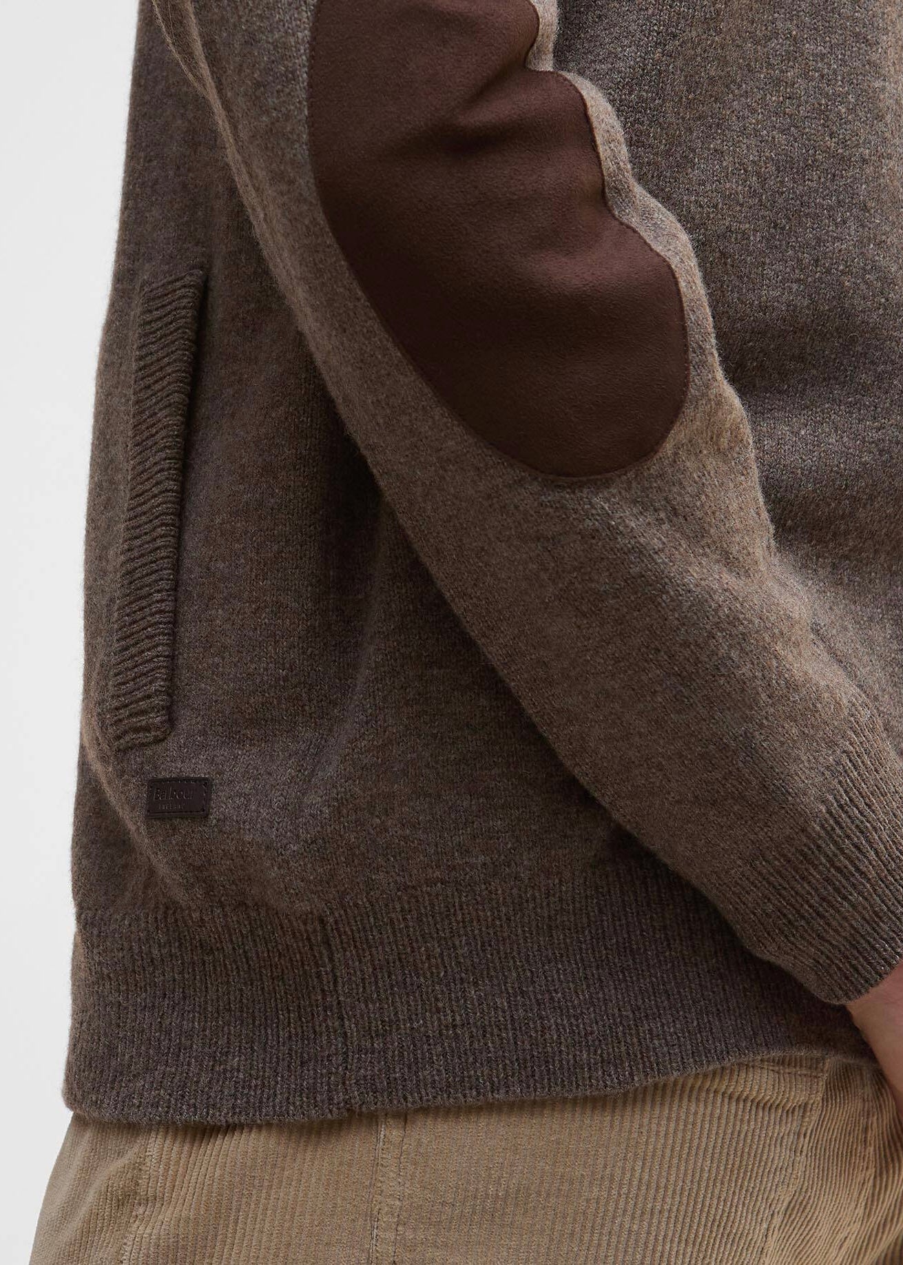 Essential Patch Zip Thru Cardigan