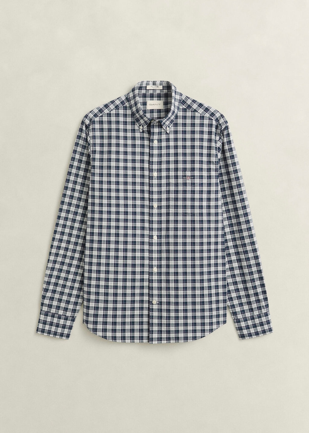 Reg Poplin Check Skjorte