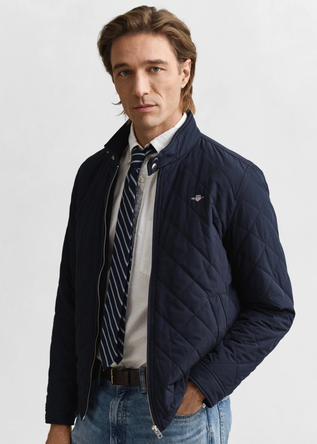 Quilted Windcheater Jakke