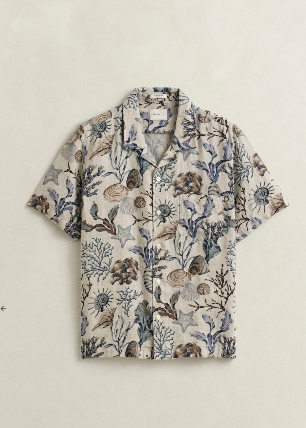 Reg Aop Camp Collar Skjorte
