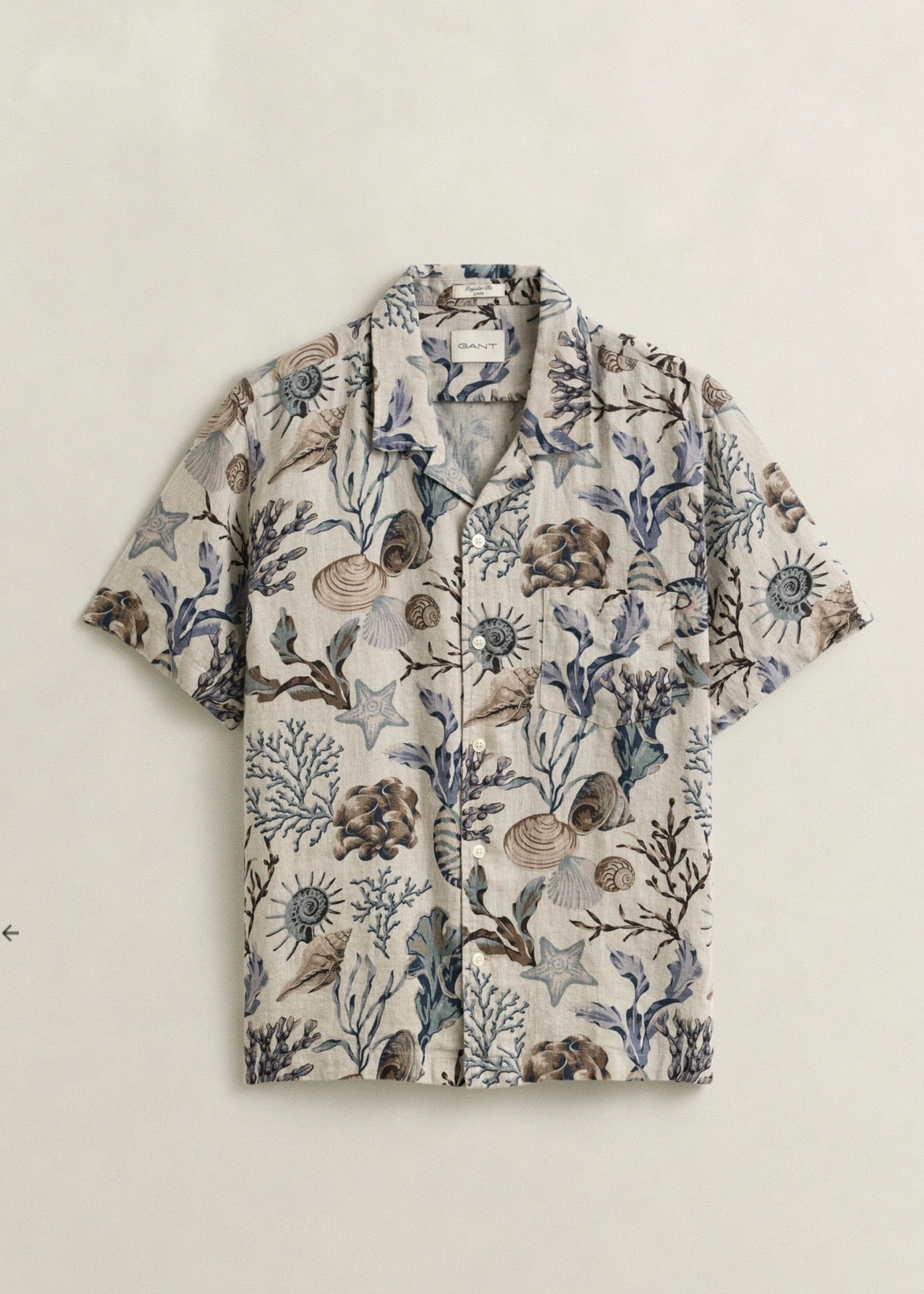 Reg Aop Camp Collar Skjorte
