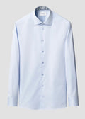 Floral Effect Signature Twill Slim Skjorte