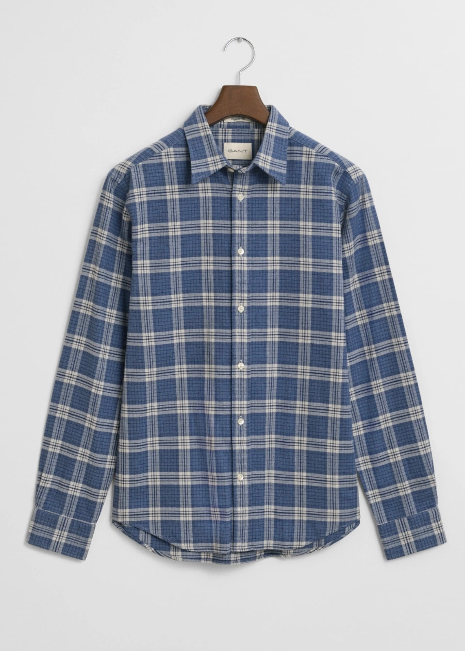 Flanel Melange Check Skjorte