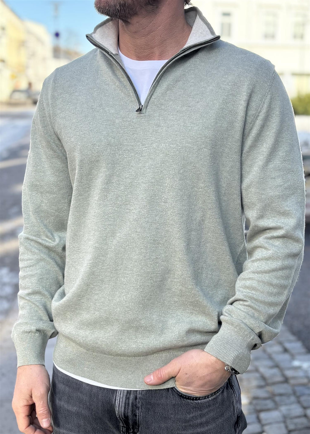 Lacazette 1/2 zip Genser