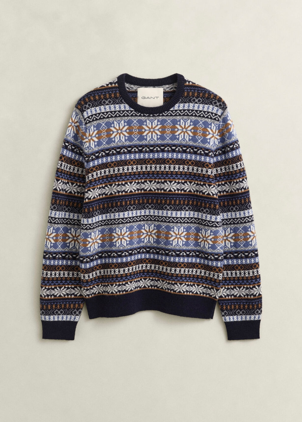 Fair Isle C-Neck Genser