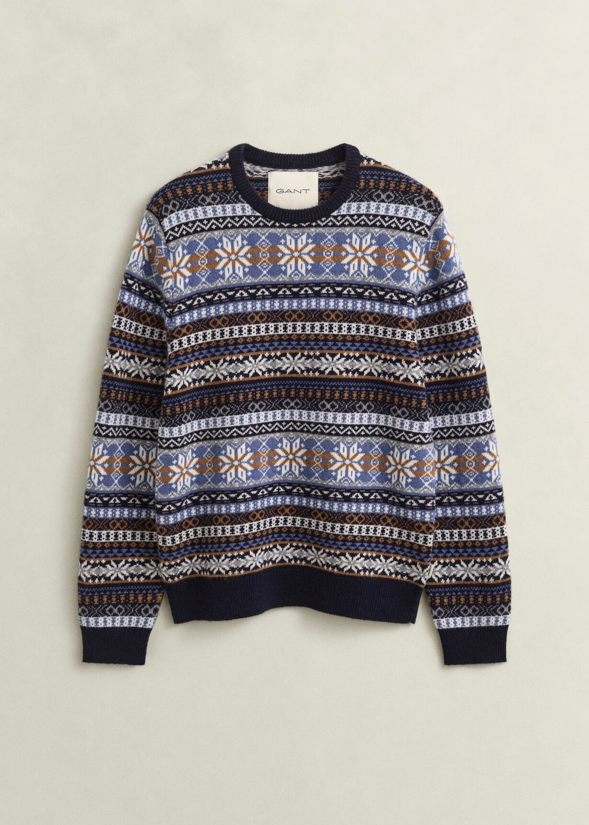 Fair Isle C-Neck Genser