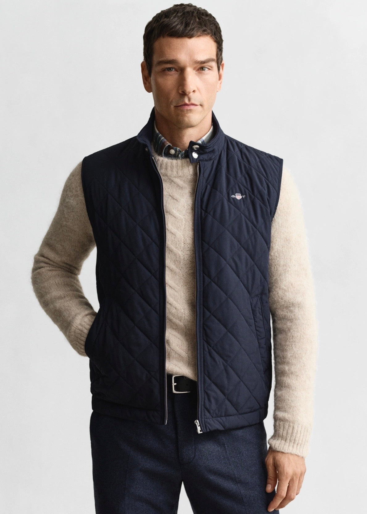 Quilted Windcheater Vest